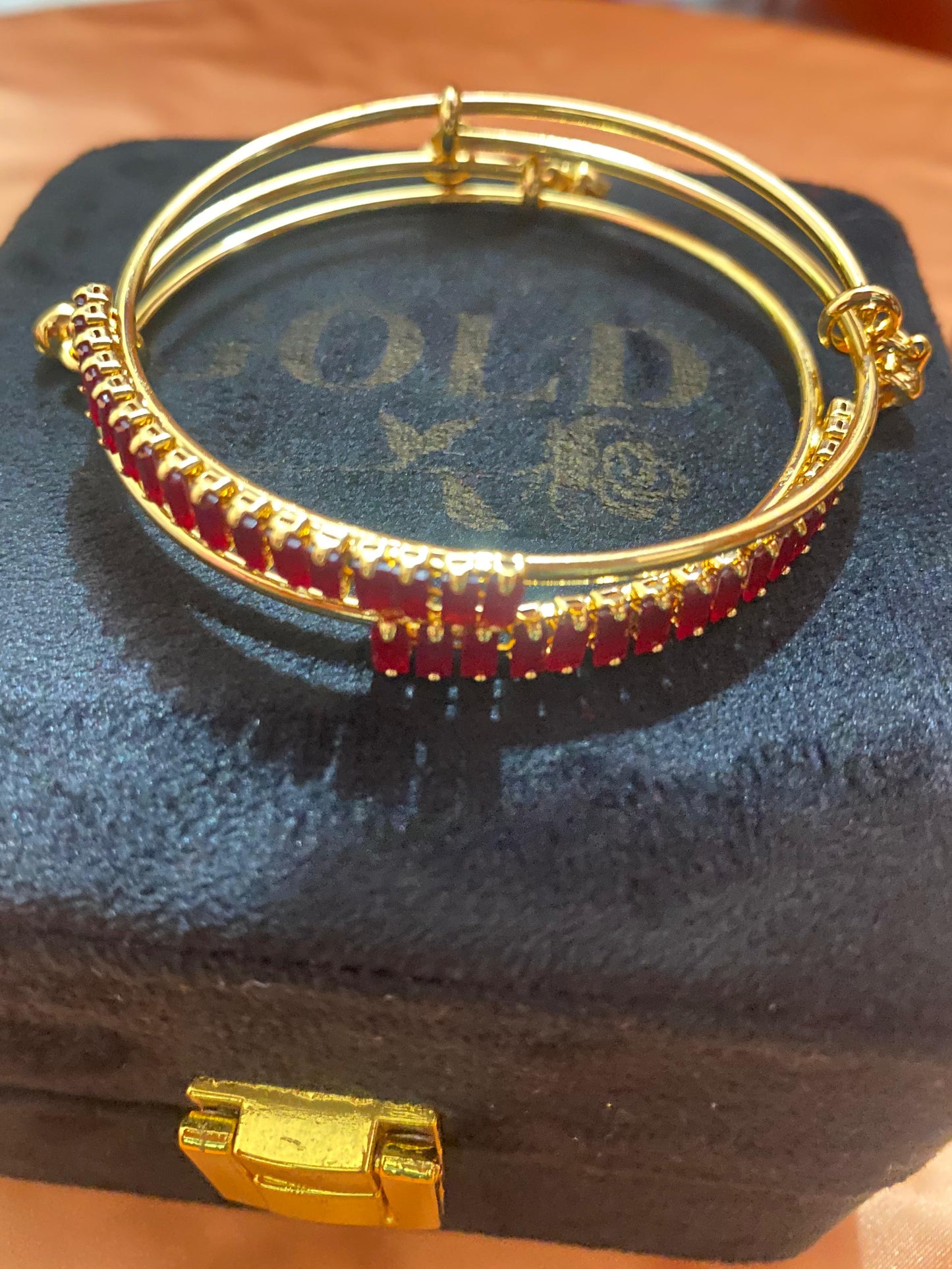 golden and silver bangles with new stylish stones