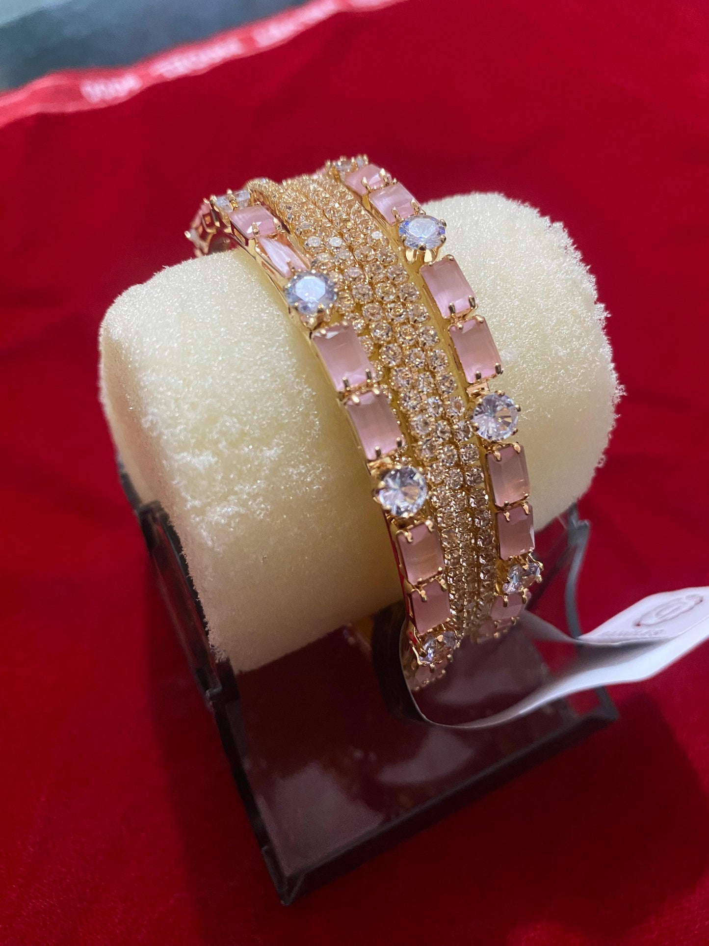 GOLDEN KARA CHURI SET IN MULTI COLORS